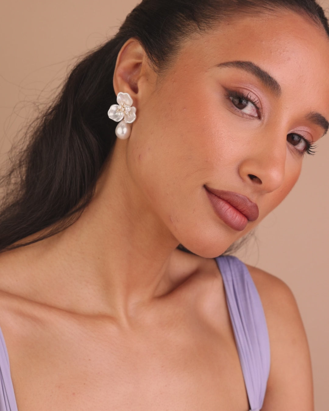 Elisajewels Eden Floral Statement Earrings