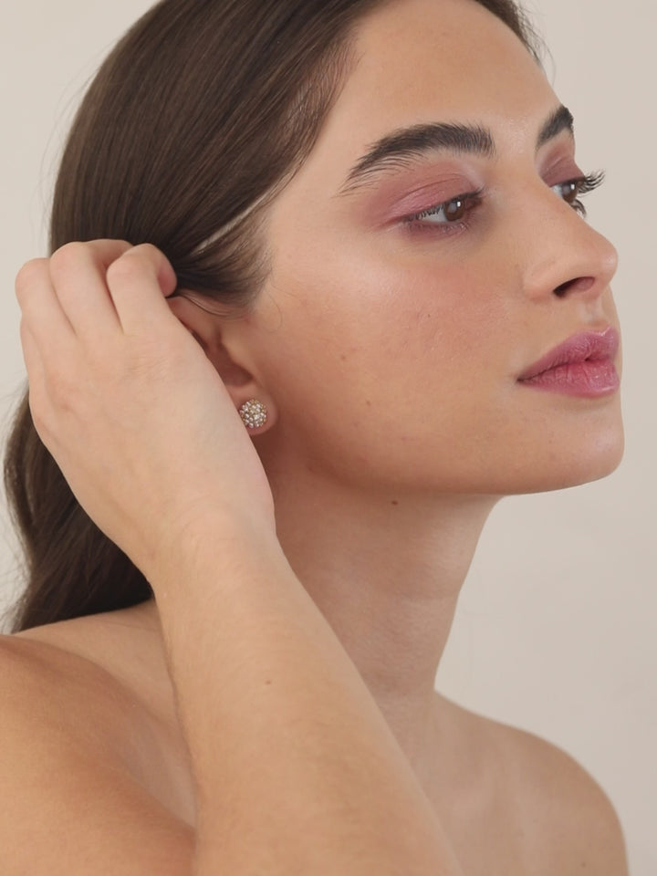 Elisajewels Estrella Mini Pearl Cluster Studs