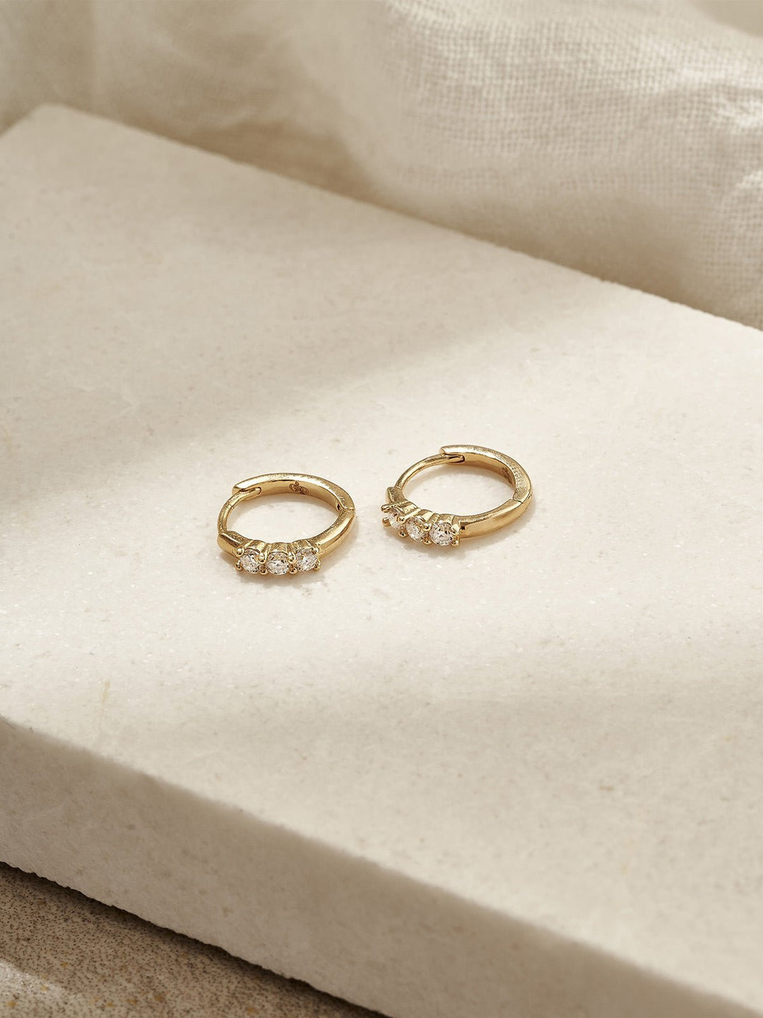 Elisajewels Demi-Fine Taryn Hoop Earrings