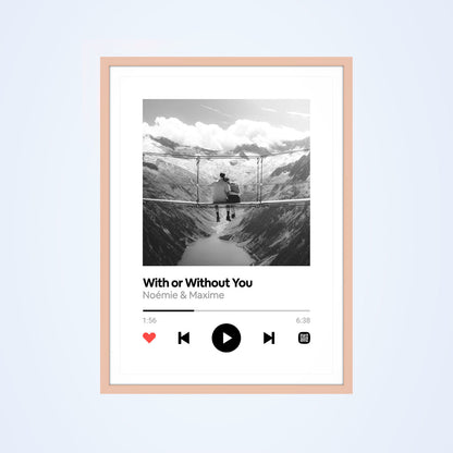 Affiche lecteur de musique Spotify